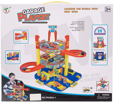 toddler garage playset