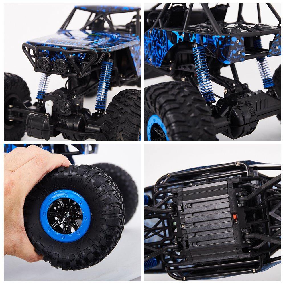 Electric RC Rock Crawler Car 4WD 4 Modes Steering Waterproof 2.4Ghz Ra