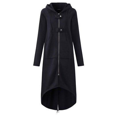 women's hooded trench coat uk