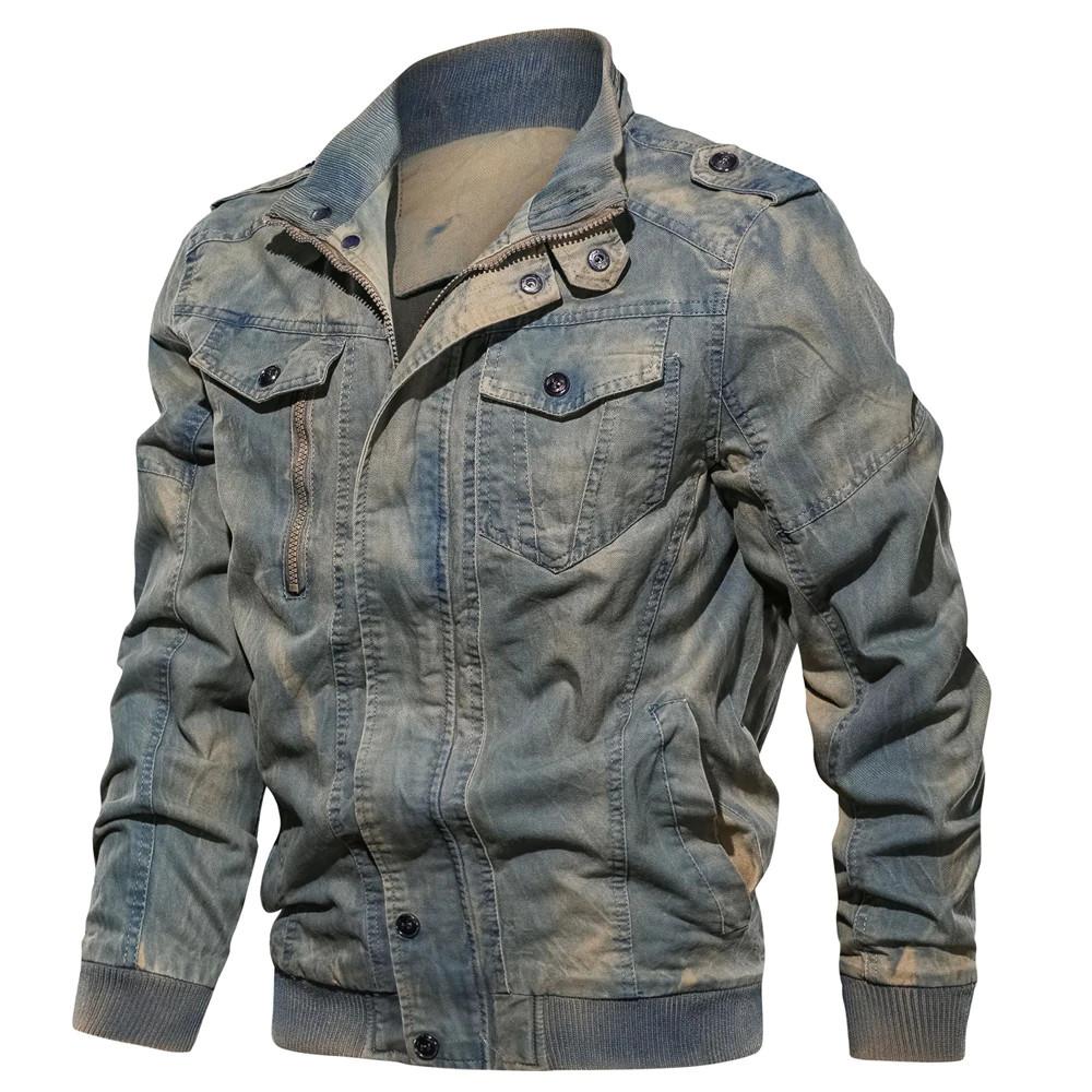 Men's Military Denim Jacket - HommyShop