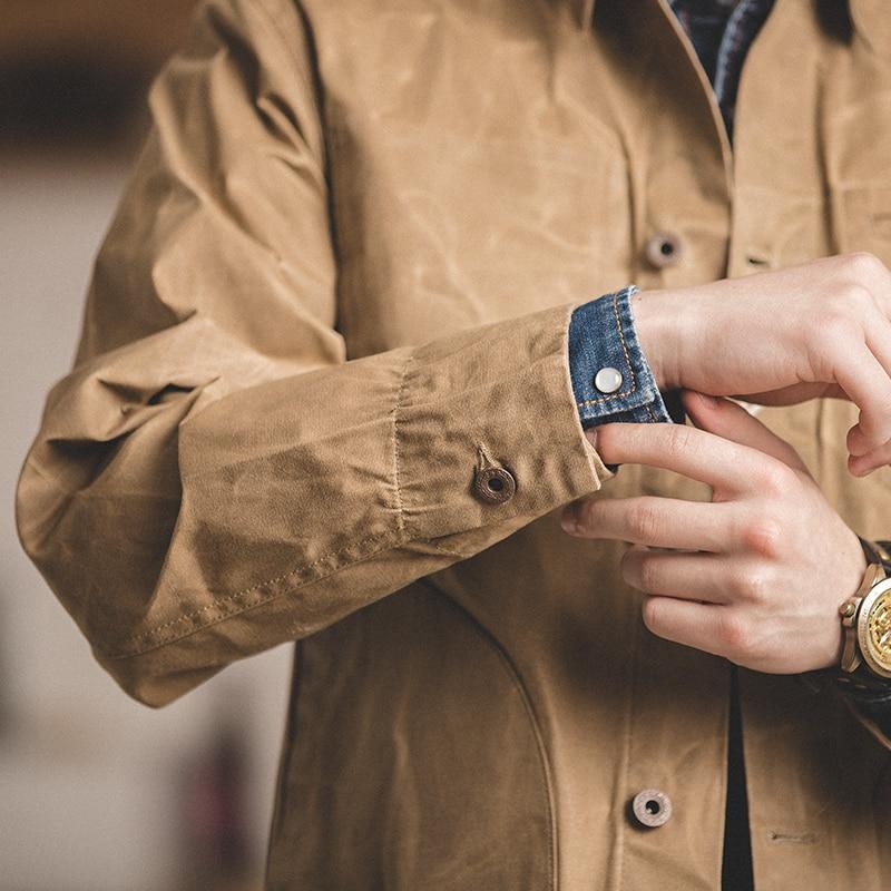 men's oiled canvas jacket