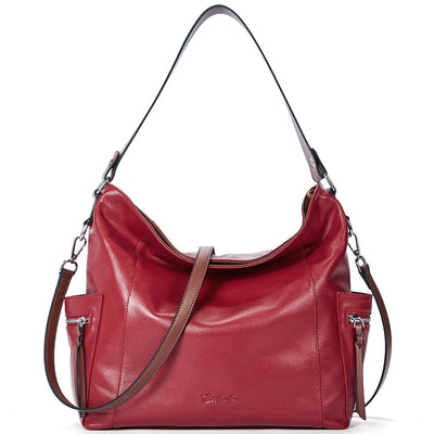Leather designer handbag for stylish office business women —— BOSTANTEN