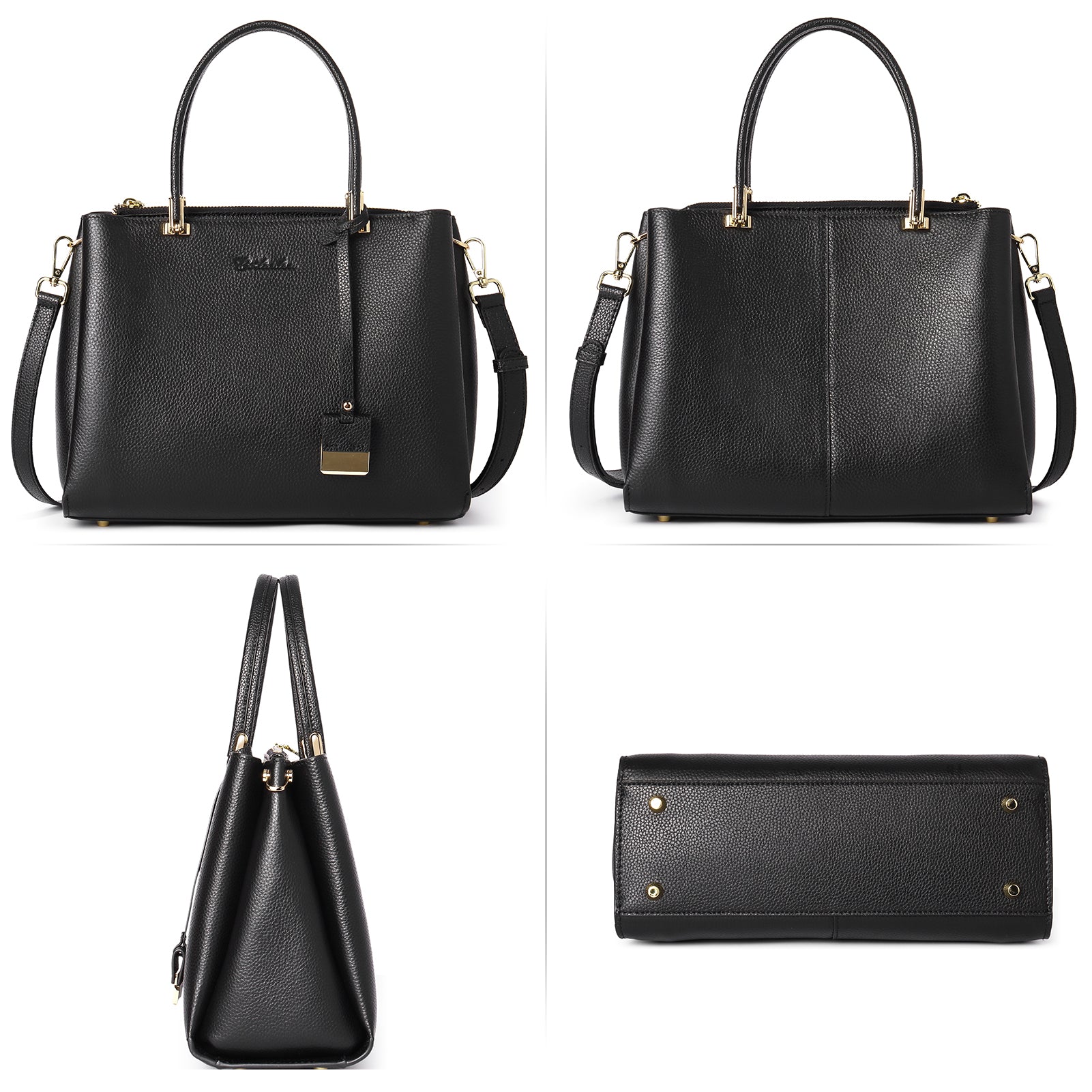 BOSTANTEN Handbags for Women Genuine Leather Designer Satchel Purses T ...