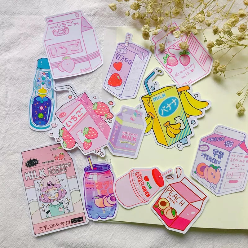 kawaii aesthetic stickers 70 or 190pcs otrio stationery