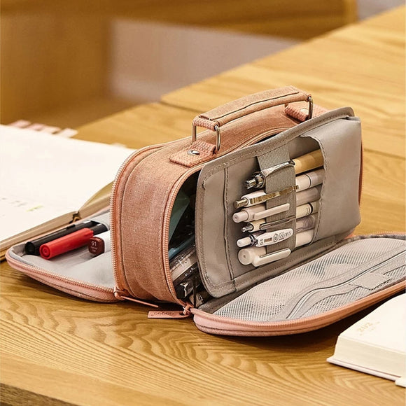 multi layer pencil case