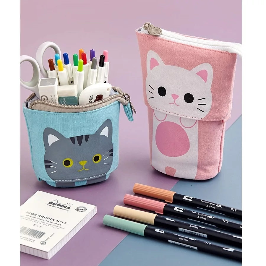 Cute Animal Stand Up Pencil Case  8 designs Otrio 