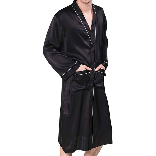 Men Silk Robe