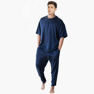 Luxury Men's 100% Silk Pajamas ,Silk PJs & Pajama Sets