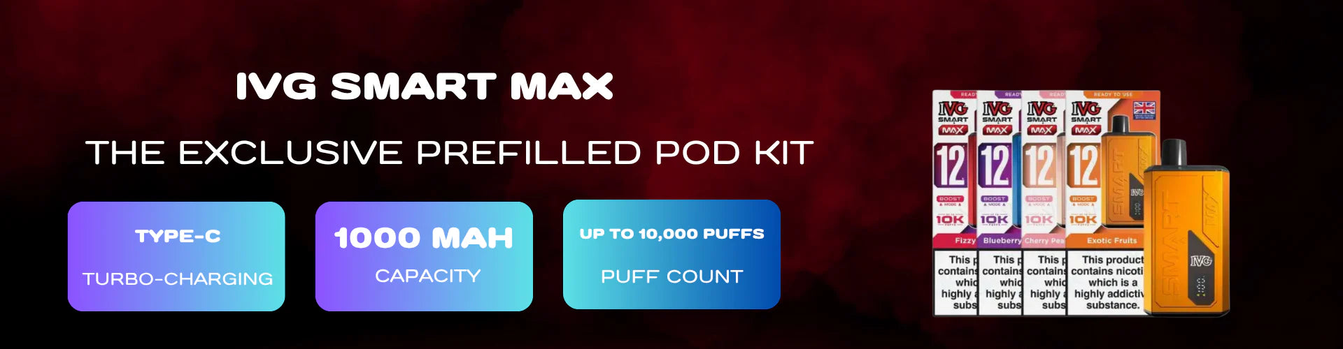 IVG Smart Max Prefilled Pod Kit