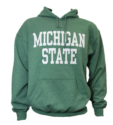 Champion University of Michigan Oxford Gray Basic Hooded Sweatshirt