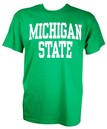 Michigan State University Spartans Basketball T-Shirt 2-XL / White