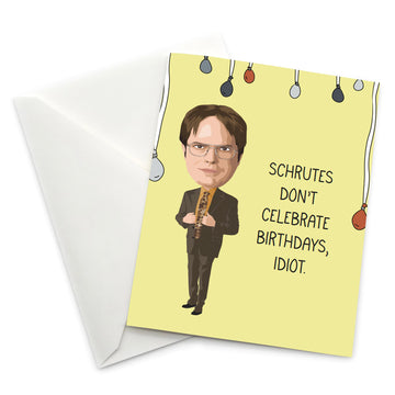 It's Your Birthday. It's a Statement of Fact” Birthday Card - Official The  Office Merchandise