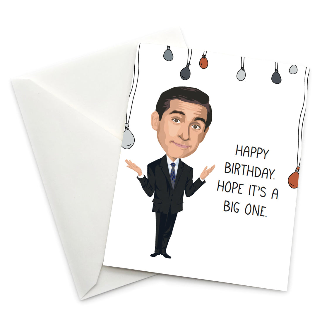 Happy Birthday Hope It's a Big One” Birthday Card - Official The Offi –  Papersalt