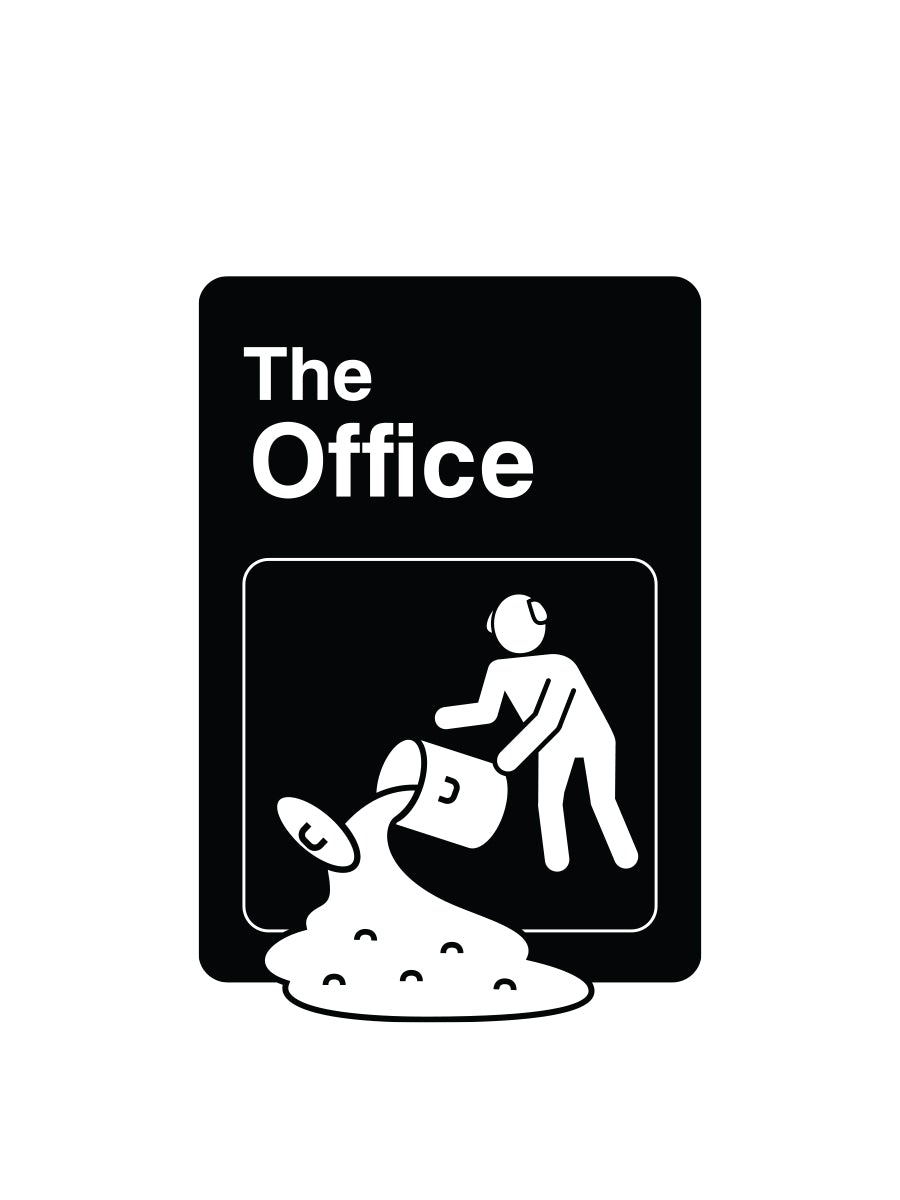 The Office Logo Kevin's Chili Spill Vinyl Sticker - Official The Offic –  Papersalt