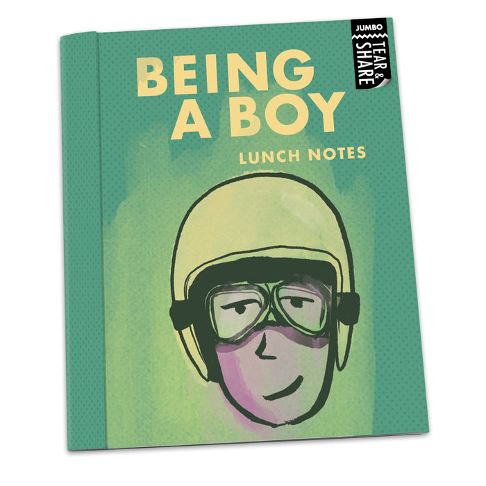 Being a Boy - Jumbo Tear and Share Lunch Notes for Kids