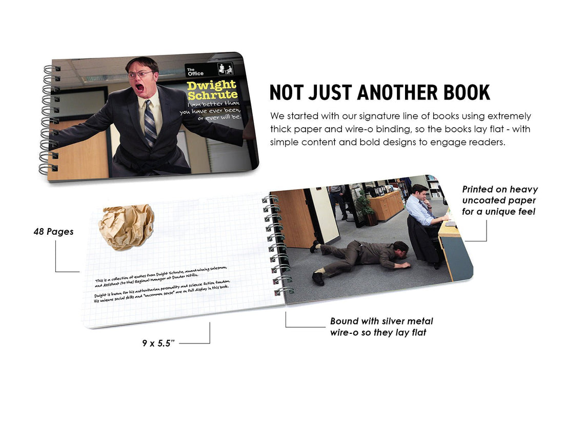The Official Dwight Schrute Quote Book — Gifts For The Office Fans –  Papersalt