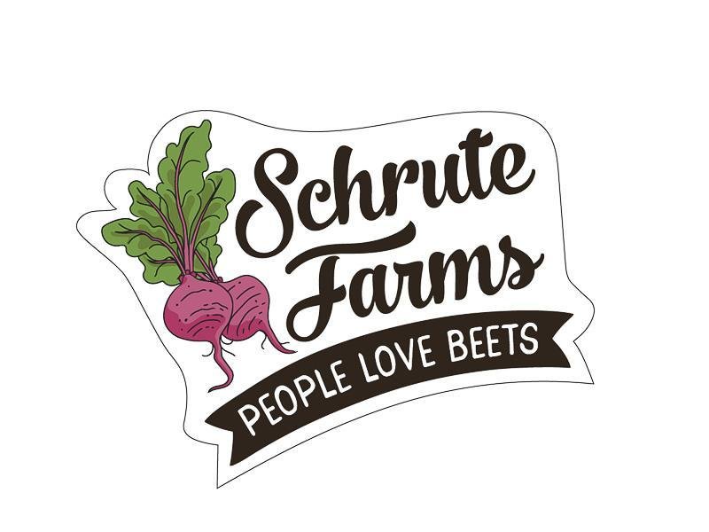 Schrute Farms - People Love Beets Sticker | Official The Office Stickers &  Merchandise – Papersalt