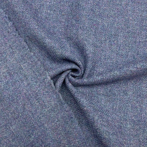 Blue/Purple 100% Wool Harris Tweed Fabric - Pound Fabrics