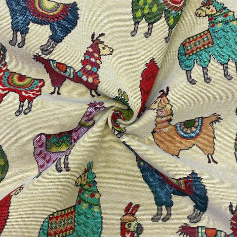 Llamas Tapestry Fabric - Pound Fabrics