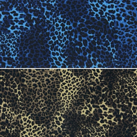 Cheetah Print Polyester Crepe Fabric - Pound Fabrics