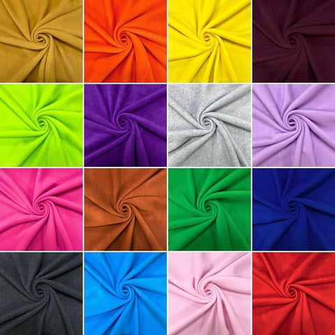 Plain Anti Pill Polar Fleece Fabric - Full 25m Roll - Pound Fabrics