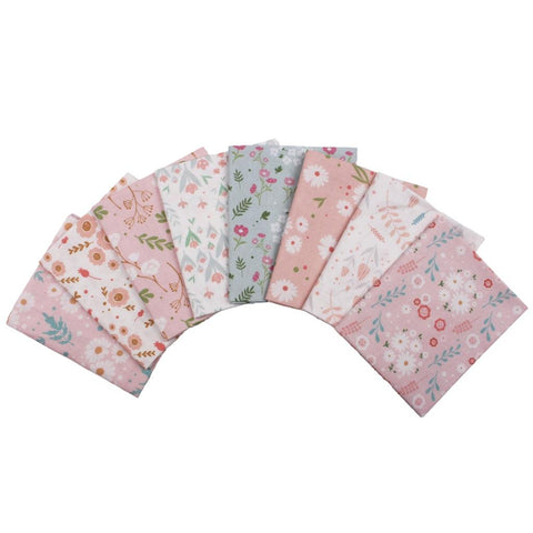 Blooming Beauty 8 Piece Cotton Fat Quarter Bundle - Pound Fabrics