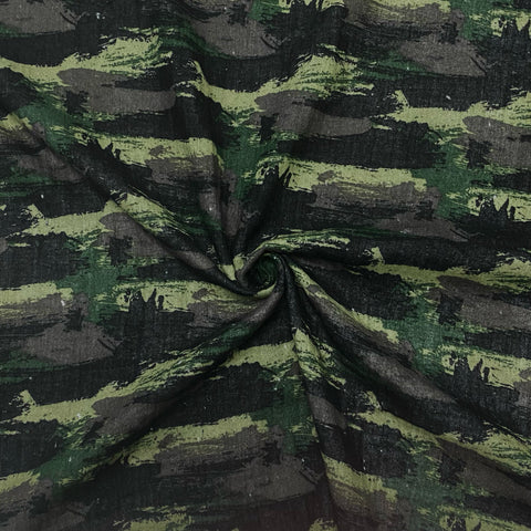 Dark Green Camo Fabric Camouflage Commando Army Forest Seamless Pattern by  Jamesdean Camo Cotton Fabric by the Yard With Spoonflower 