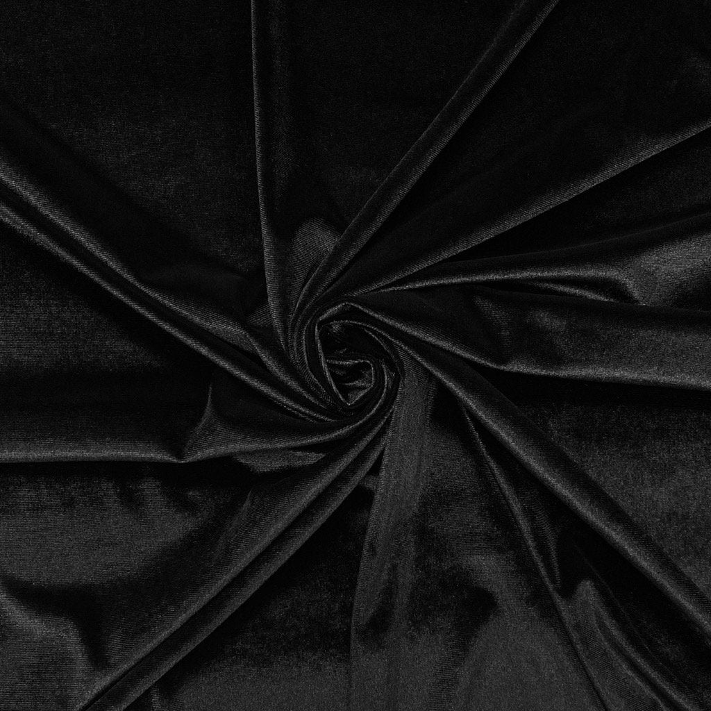 Plain Stretch Velvet Fabric | Pound Fabrics