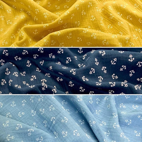 Plain Double Gauze Fabric  UK's Best Price Guarantee! – Pound Fabrics