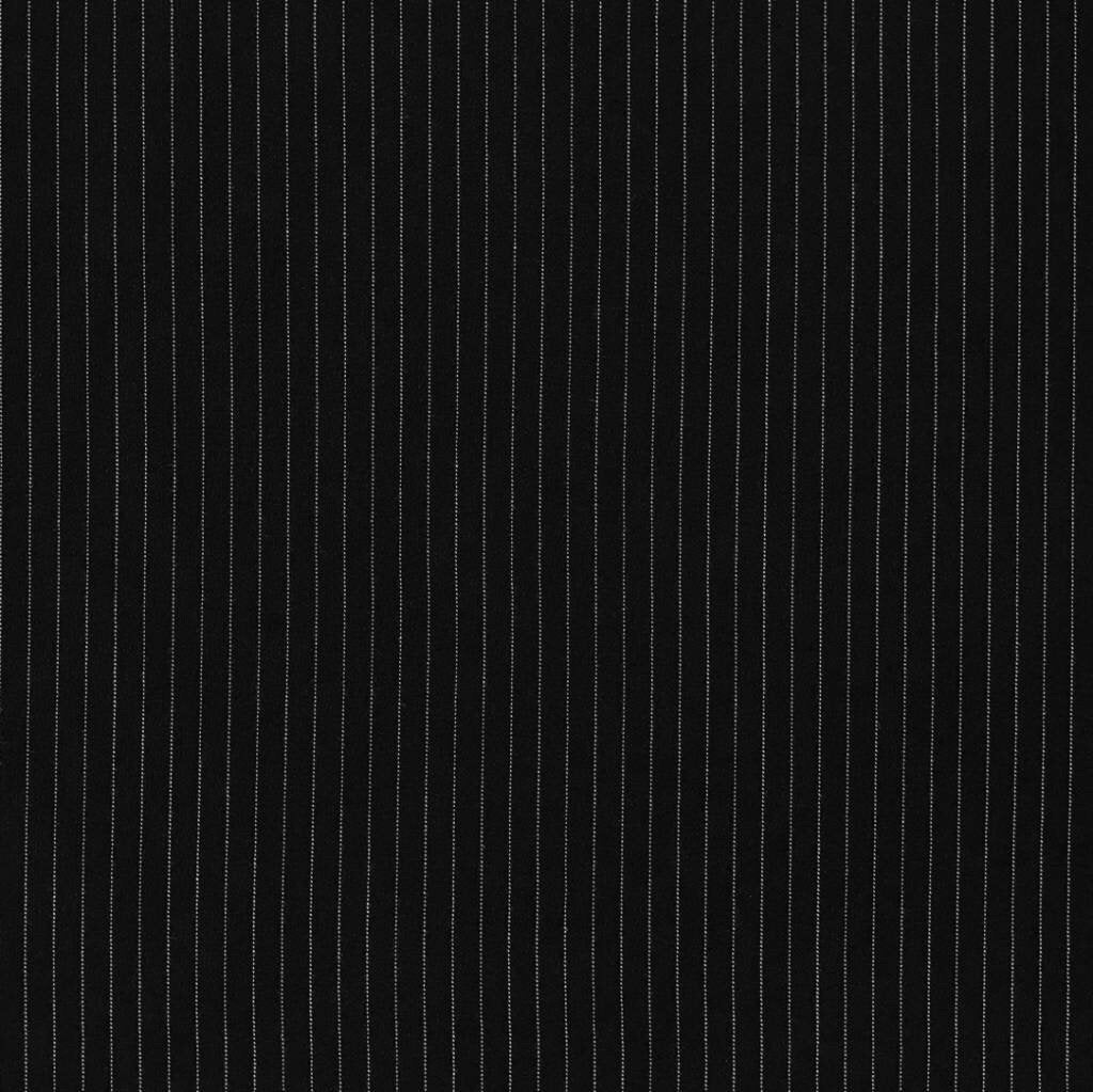 Black and White Stripe Polyester Fabric | Pound Fabrics