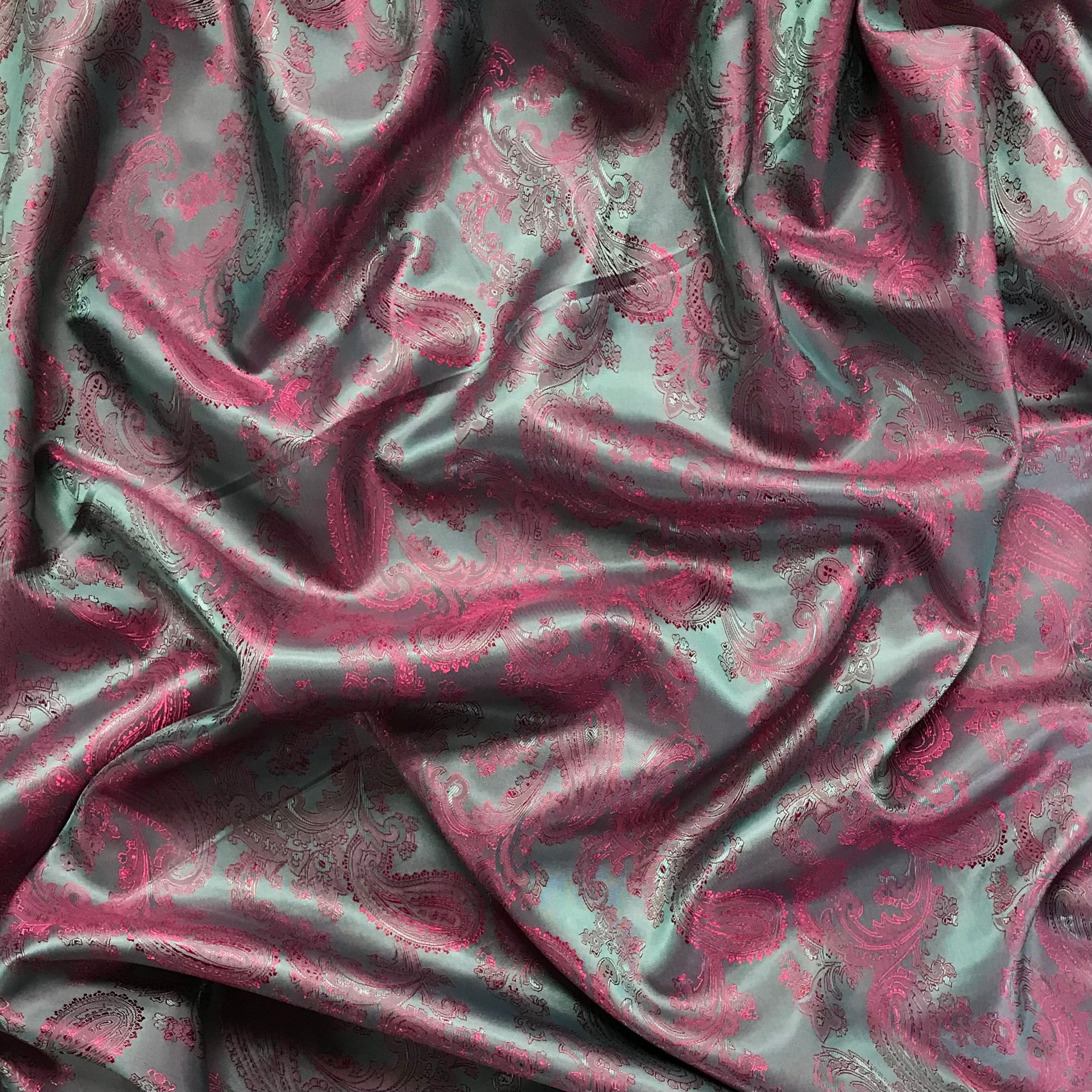 Paisley Jacquard Lining Fabric | Pound Fabrics