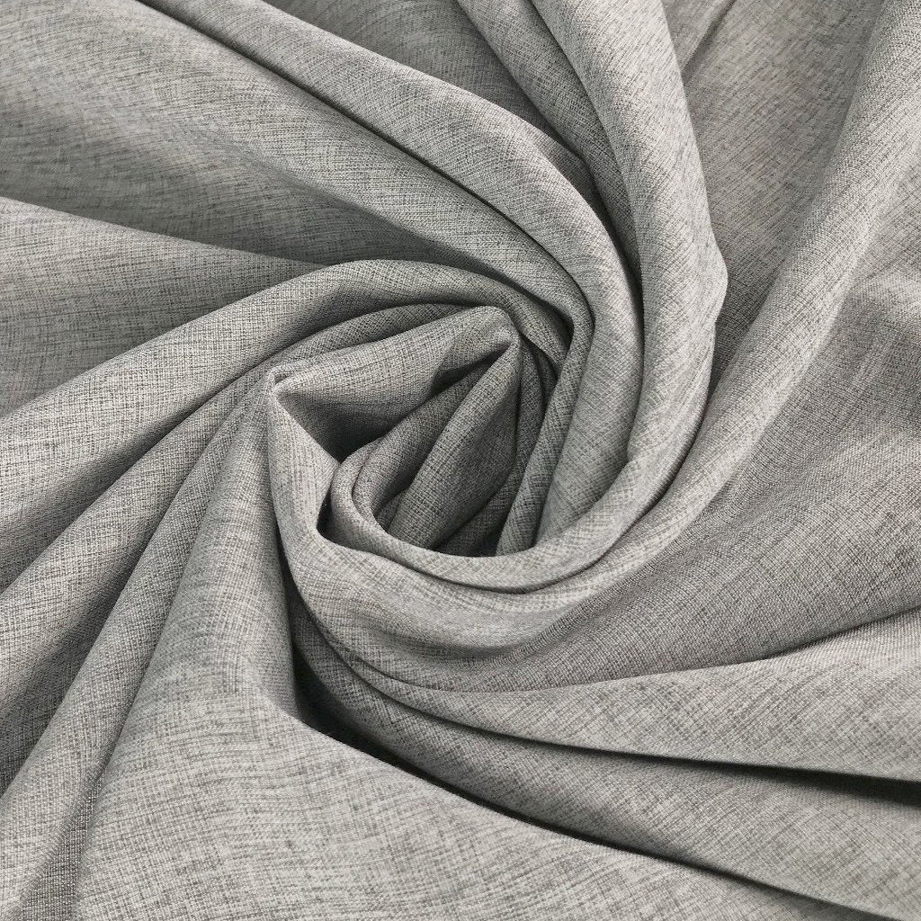 Grey Rayon Polyester Fabric - Pound Fabrics