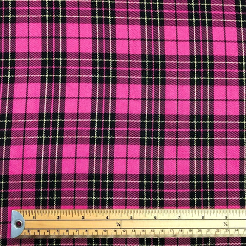 PolyViscose Tartan - Rainbow- wholesale fabrics