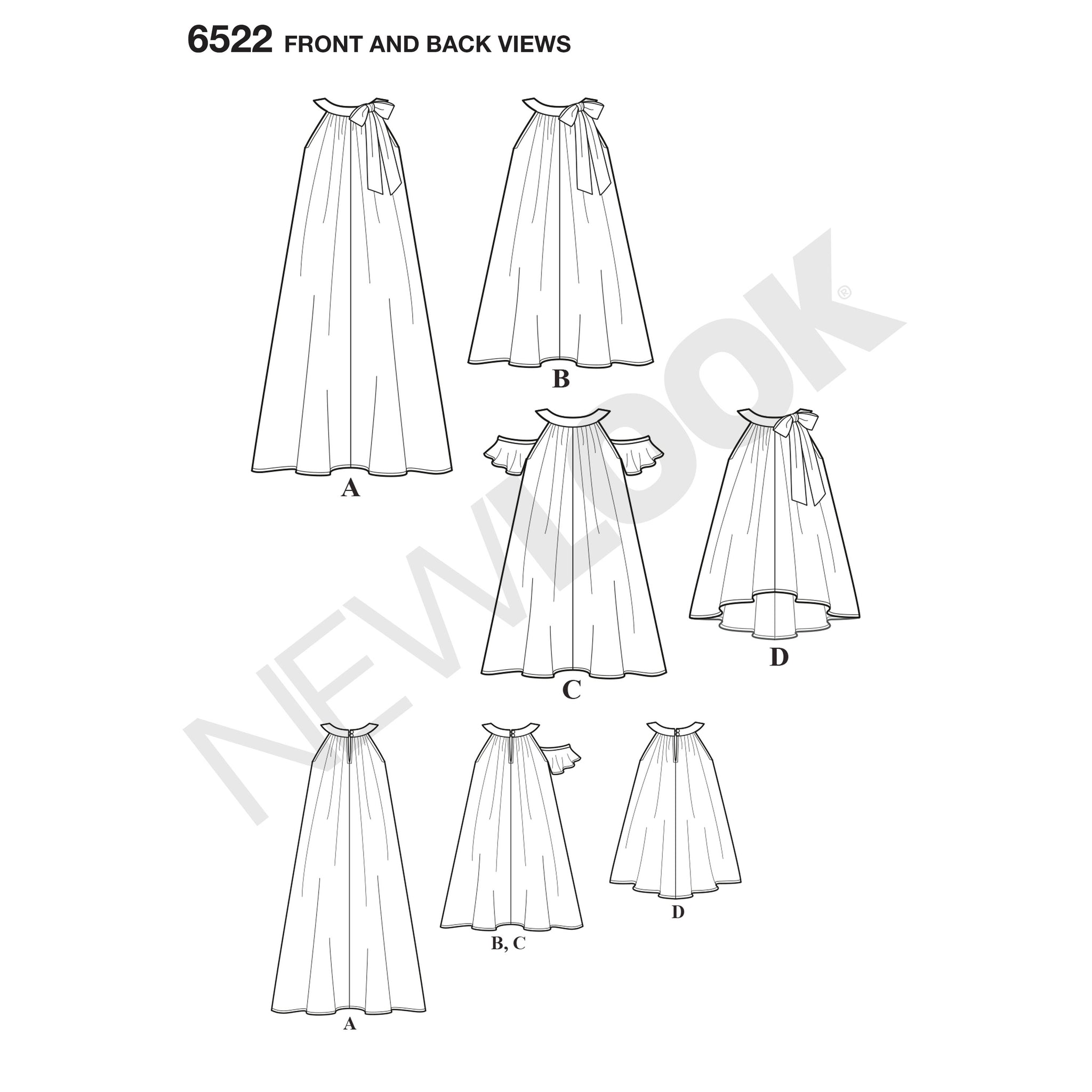 New Look Sewing Pattern 6522 | Pound Fabrics