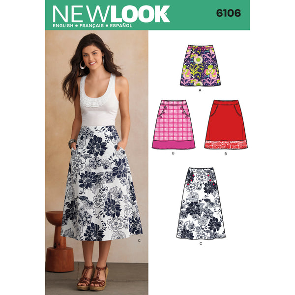 New Look Sewing Pattern 6106#N# – Pound Fabrics