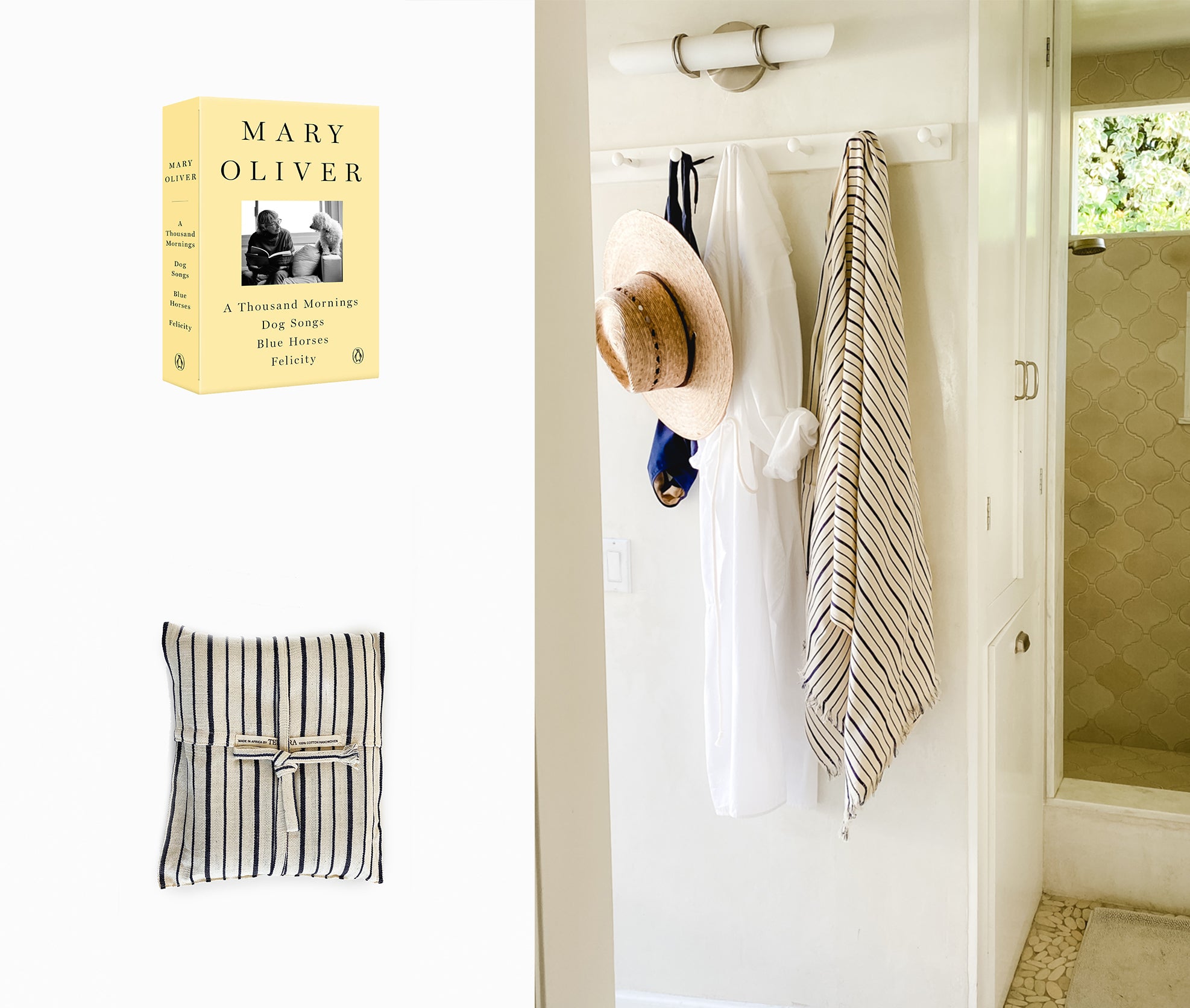 A Mary Oliver Collection and Tensira Fringed Towel