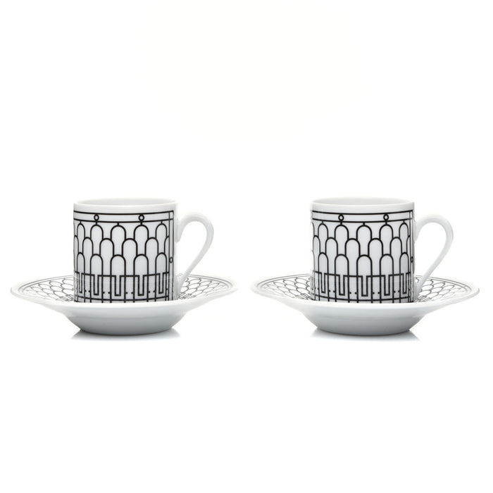 h deco coffee cup and saucer