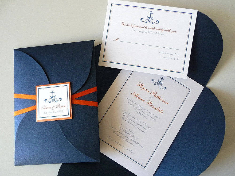 Petal Fold Wedding Invitations 5