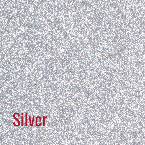 Silver Glitter Heat Transfer Vinyl Atlanta