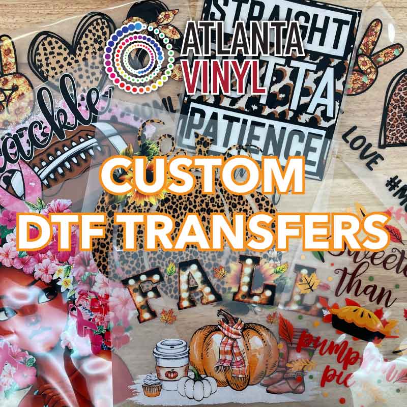 Image of Custom DTF Transfers By Size