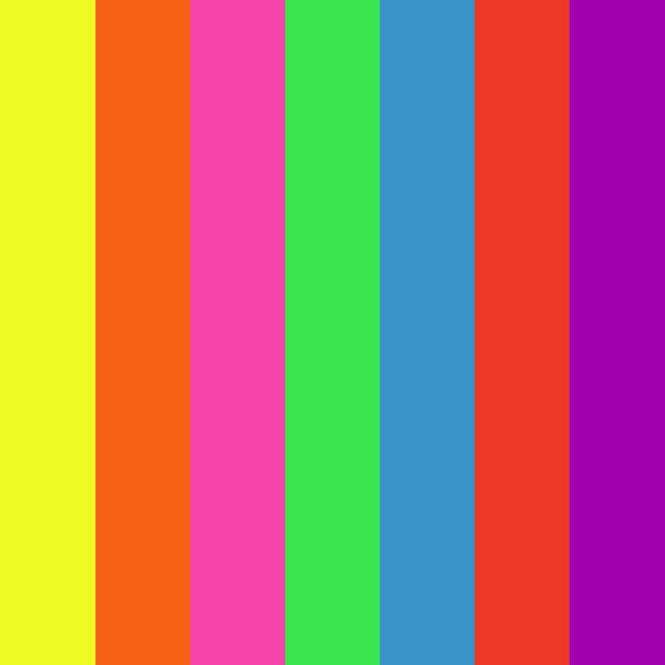 Directamente Elegante seguridad Neon Colors 3D Puff Heat Transfer Vinyl (HTV) Bundle (7-Colors)