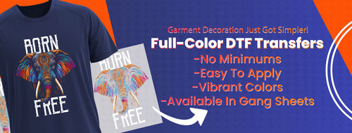 Full-Color Heat Transfer Vinyl Transfers