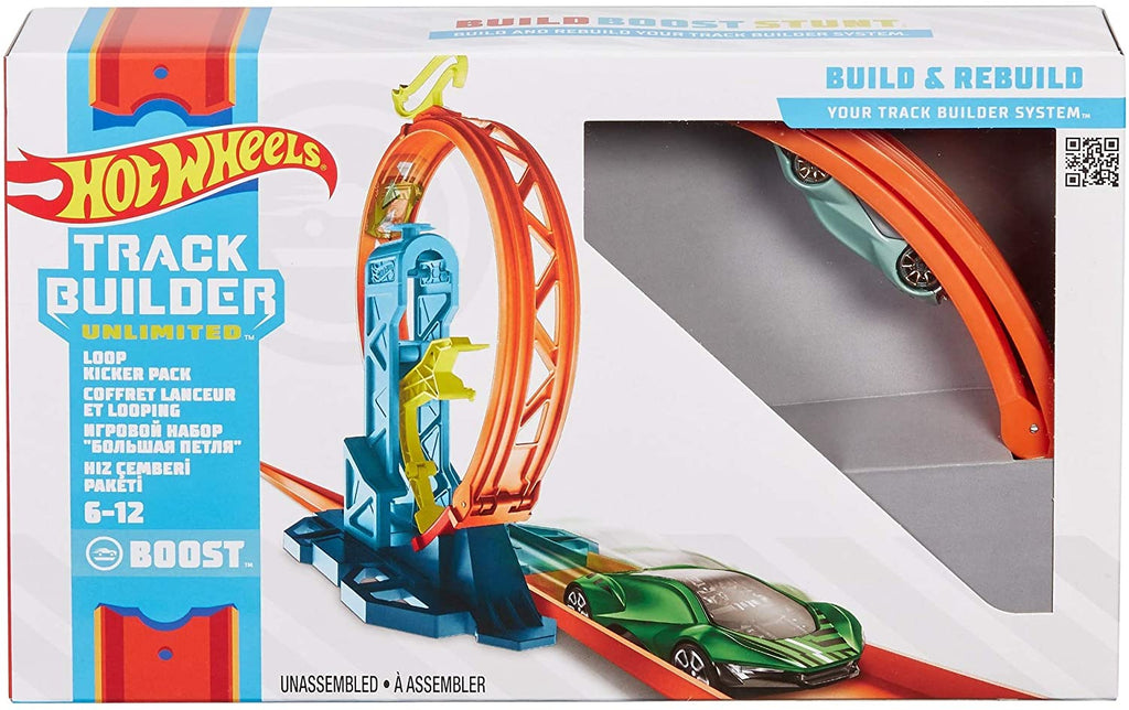 hot wheels loop track builder