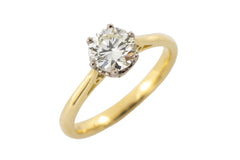 Brilliant cut diamond solitaire