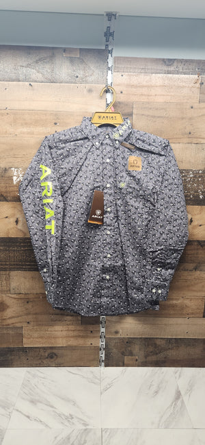 Ariat Team Murray FTD LS Shirt - Euffel Tower - W Western Texas