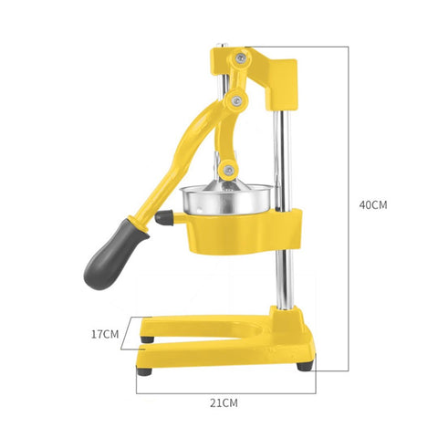 SOGA Commercial Manual Citrus Juicer - Yellow