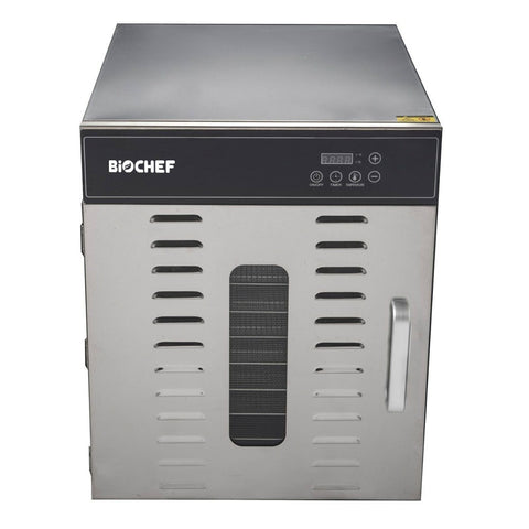 BioChef Commercial 10 Tray Digital Food Dehydrator front closed