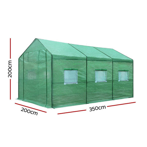 Greenfingers Greenhouse 3.5x2x2m dimensions