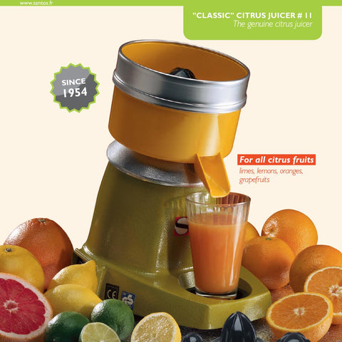 Santos #11 Classic Citrus Juicer green fruit - lemon juicer