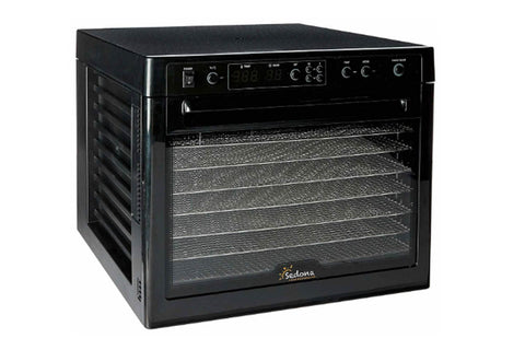 Tribest Sedona Classic Rawfood Dehydrator Black TBS9TSS front side